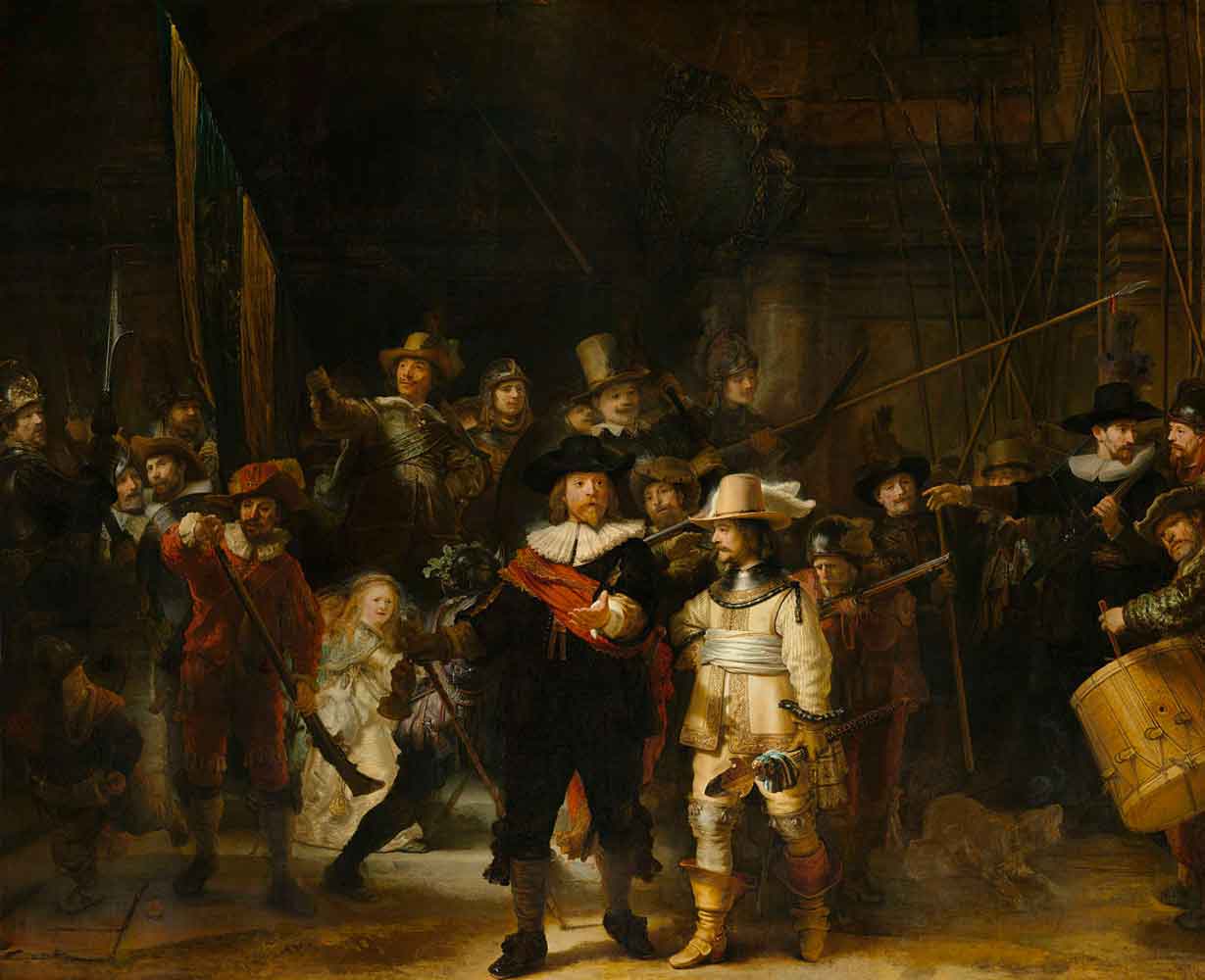 The Night Watch by Rembrandt van Rijn 1642