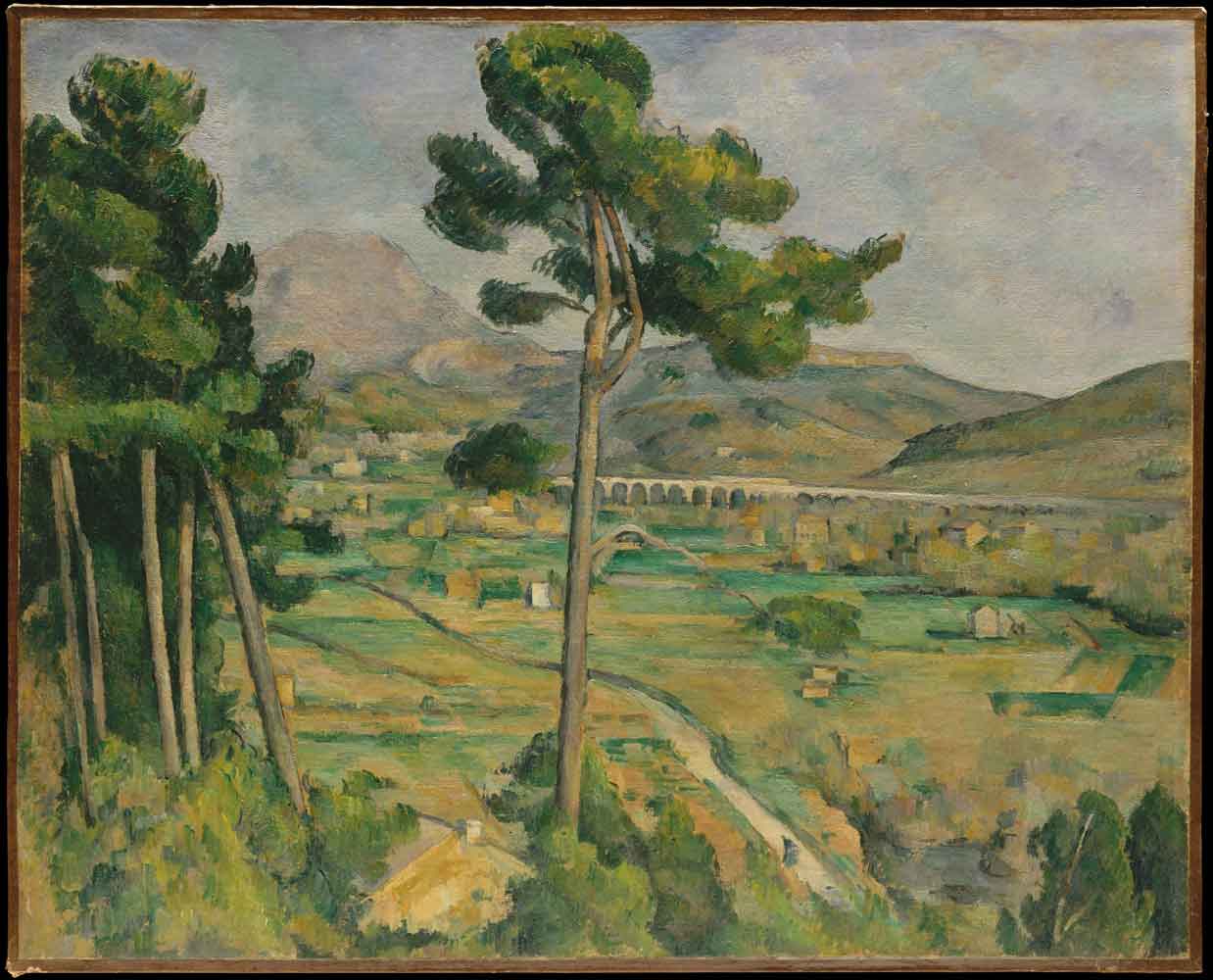 Mont Sainte-Victoire and the Viaduct by Paul Cézanne 1885