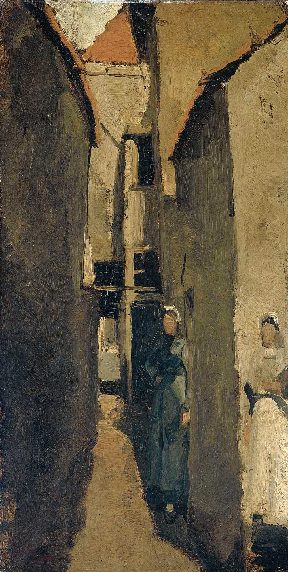 Neighborhood Street in The Hague by George Hendrik Breitner 1880