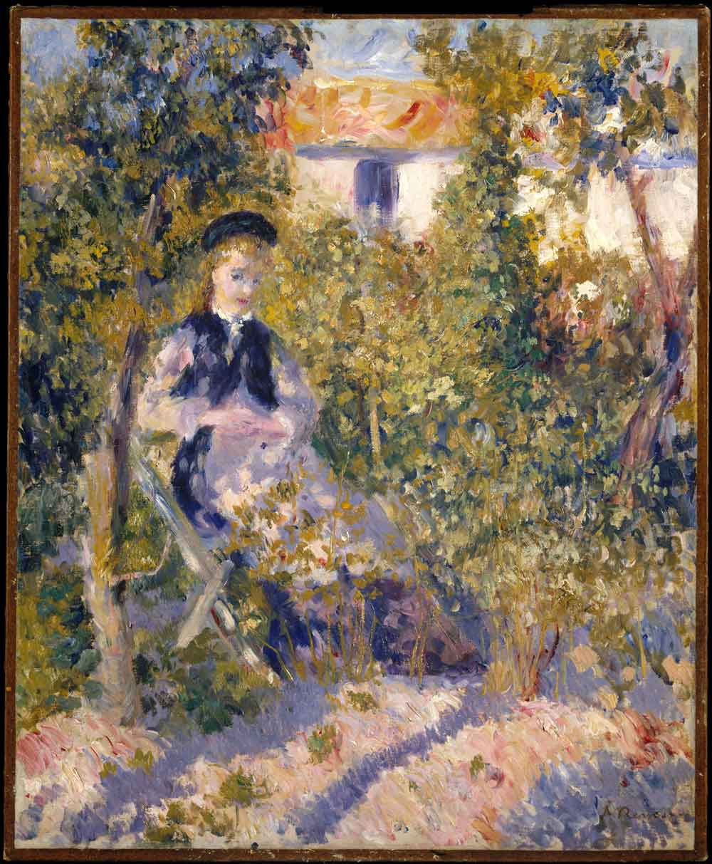 Nini in the Garden by Pierre-Aguste Renoir 1876