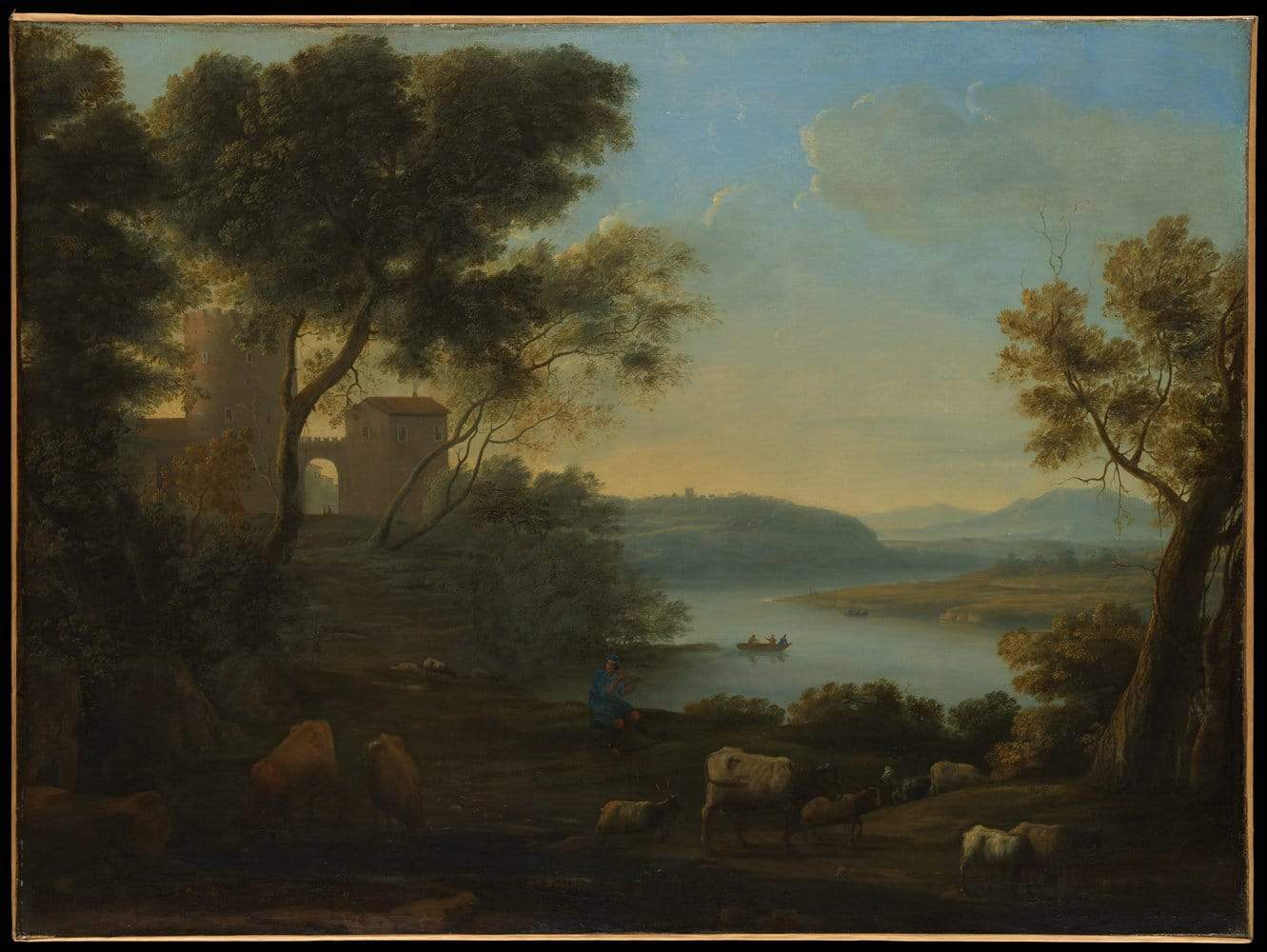 Pastoral Landscape by Claude Lorrain 1639