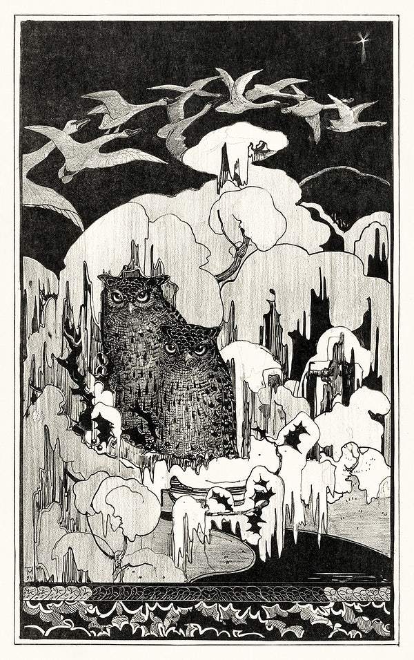 Kerstnacht (1894) print in high resolution by Theo van Hoytema