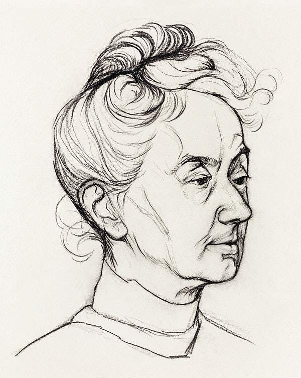 Portrait of Mrs. Corry Pabst by Julie de Graag