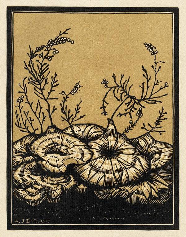 Blossoming plants (1917) by Julie de Graag