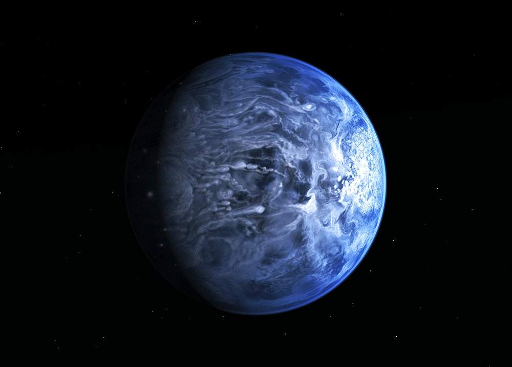 Painting of HD 189733b by NASA