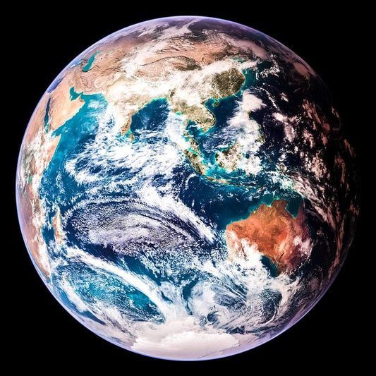 Drawing of Southern Hemisphere by NASA