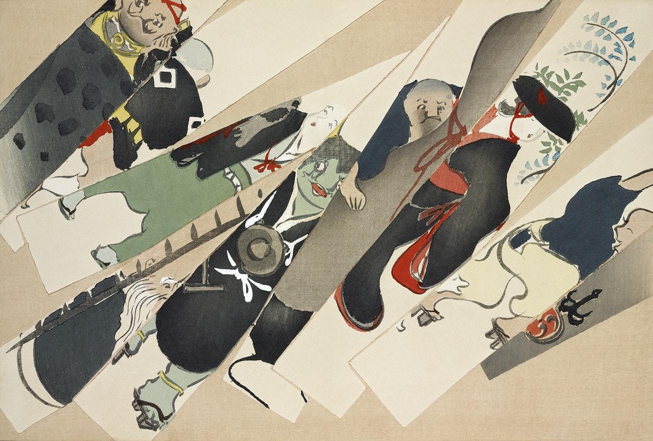 Blades from Momoyogusa by Kamisaka Sekka