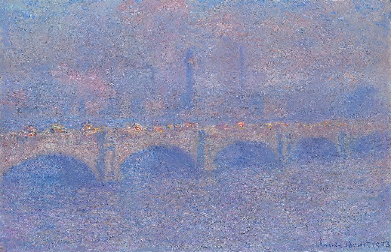 Waterloo Bridge, Sunlight Effect (1903) by Claude Monet