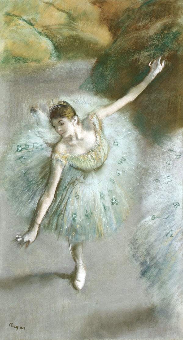 A Dancer in Green (ca. 1883) by Edgar Degas