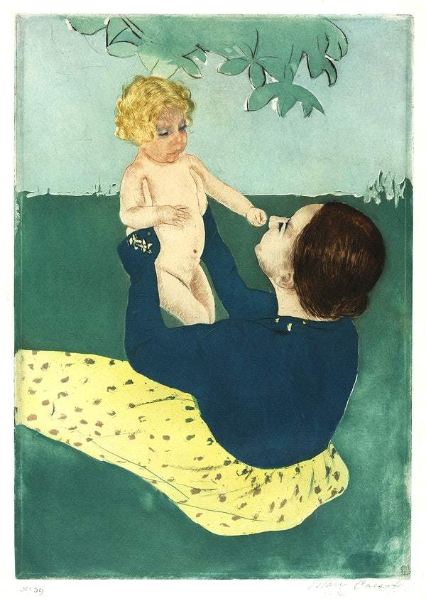 Under the Horse Chestnut Tree (1896–1897) by Mary Cassatt