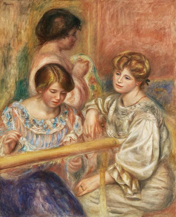 Embroiderers (1902) by Pierre-Auguste Renoir