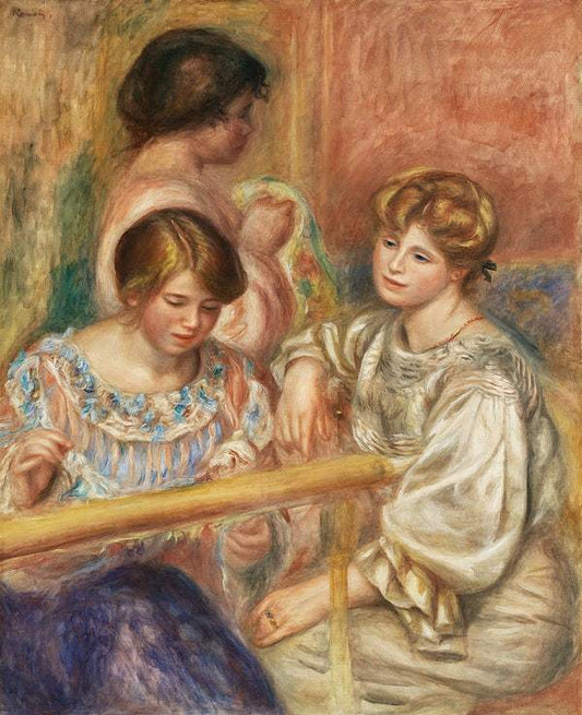 Embroiderers (1902) by Pierre-Auguste Renoir