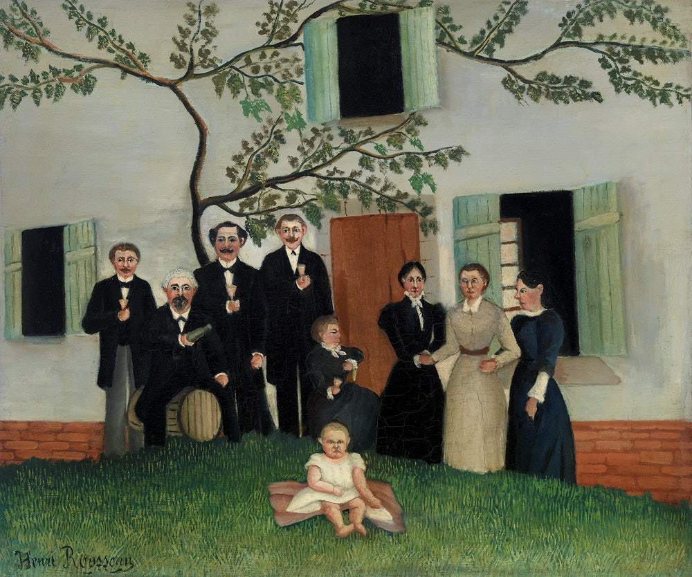 The Family (ca. 1890–1900) by Henri Rousseau
