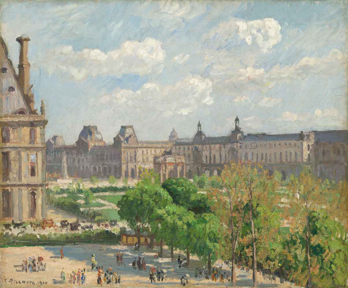 Place du Carrousel, Paris by Camille Pissarro 1900