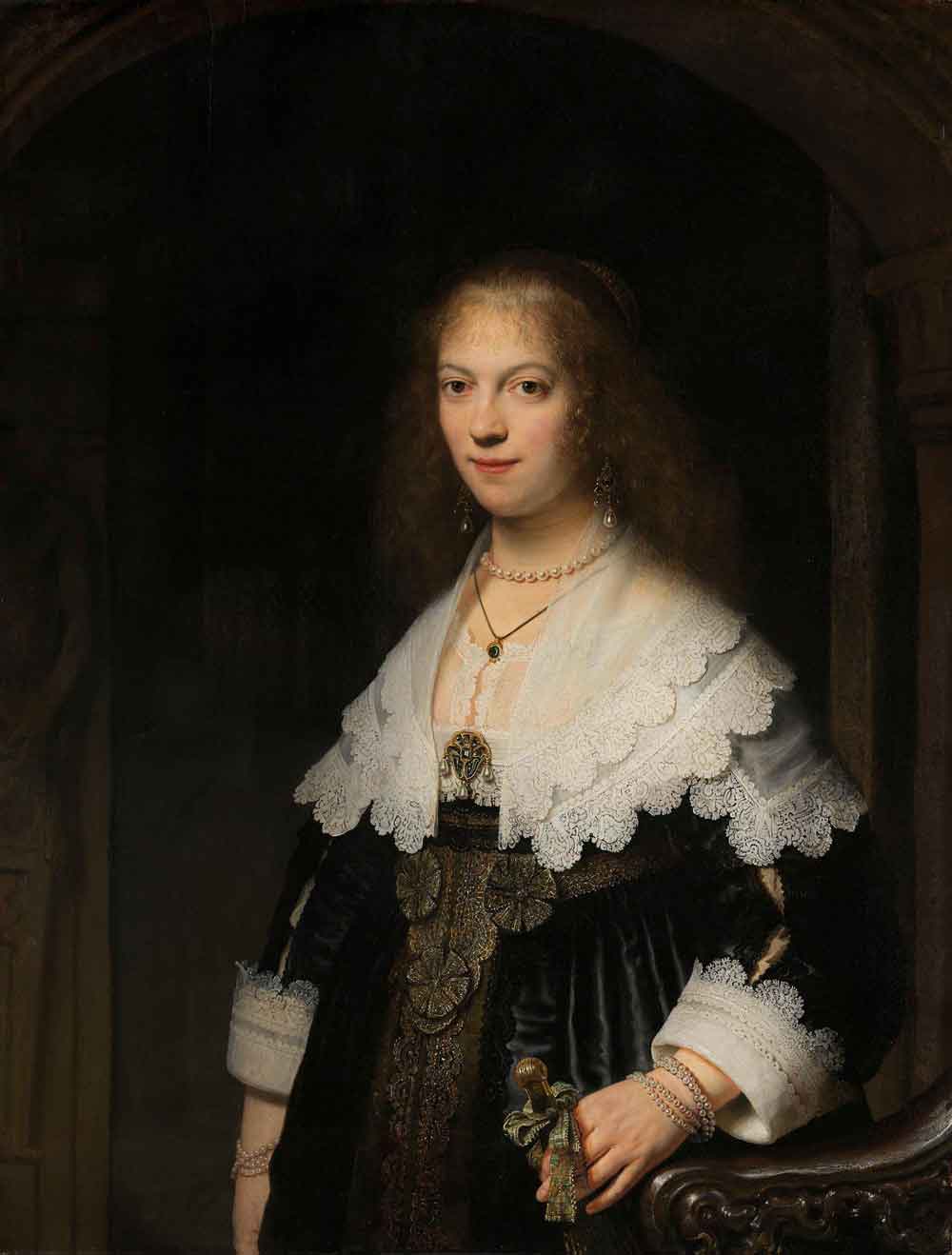 Portrait of a Woman by Rembrandt 1662