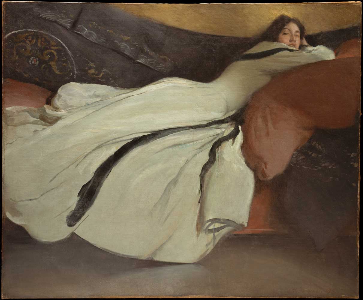 Repose by Camille Pissarro 1872