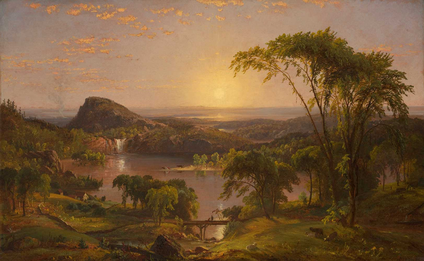 Summer, Lake Ontario by Jasper Francis Cropsey 1857