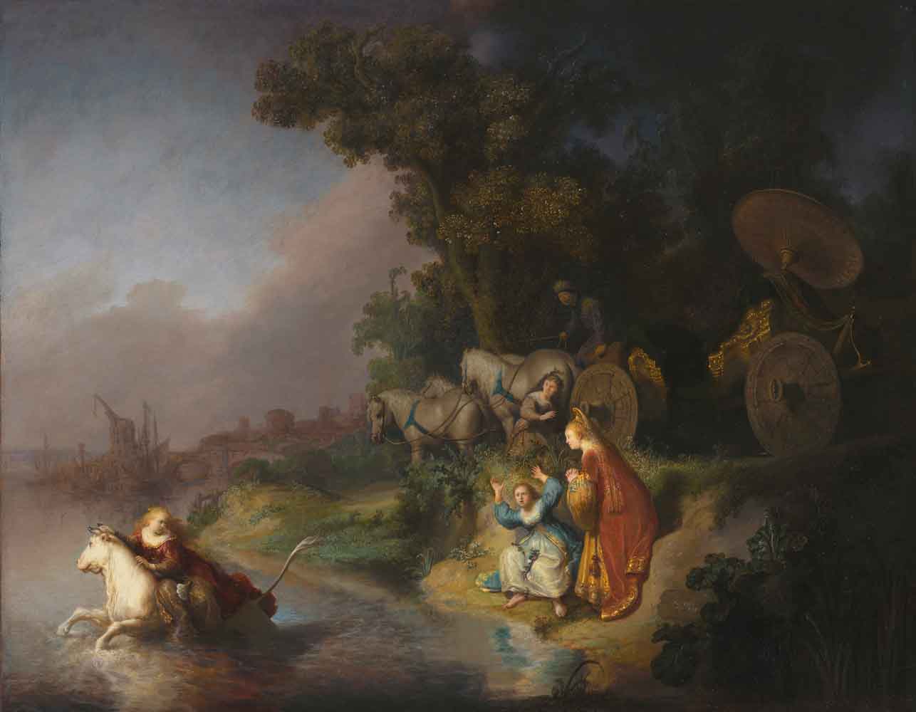 The Abduction of Europa by Rembrandt 1632