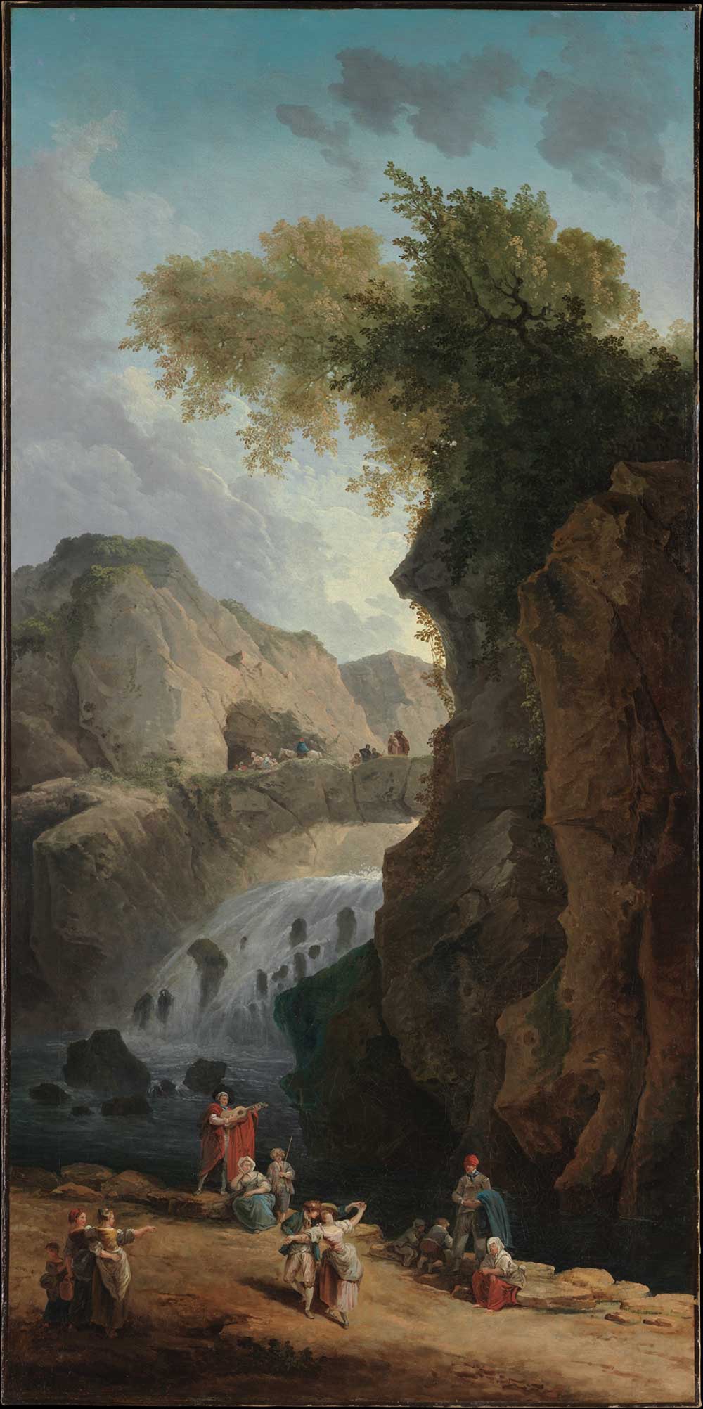The Dance by Hubert Robert 1750