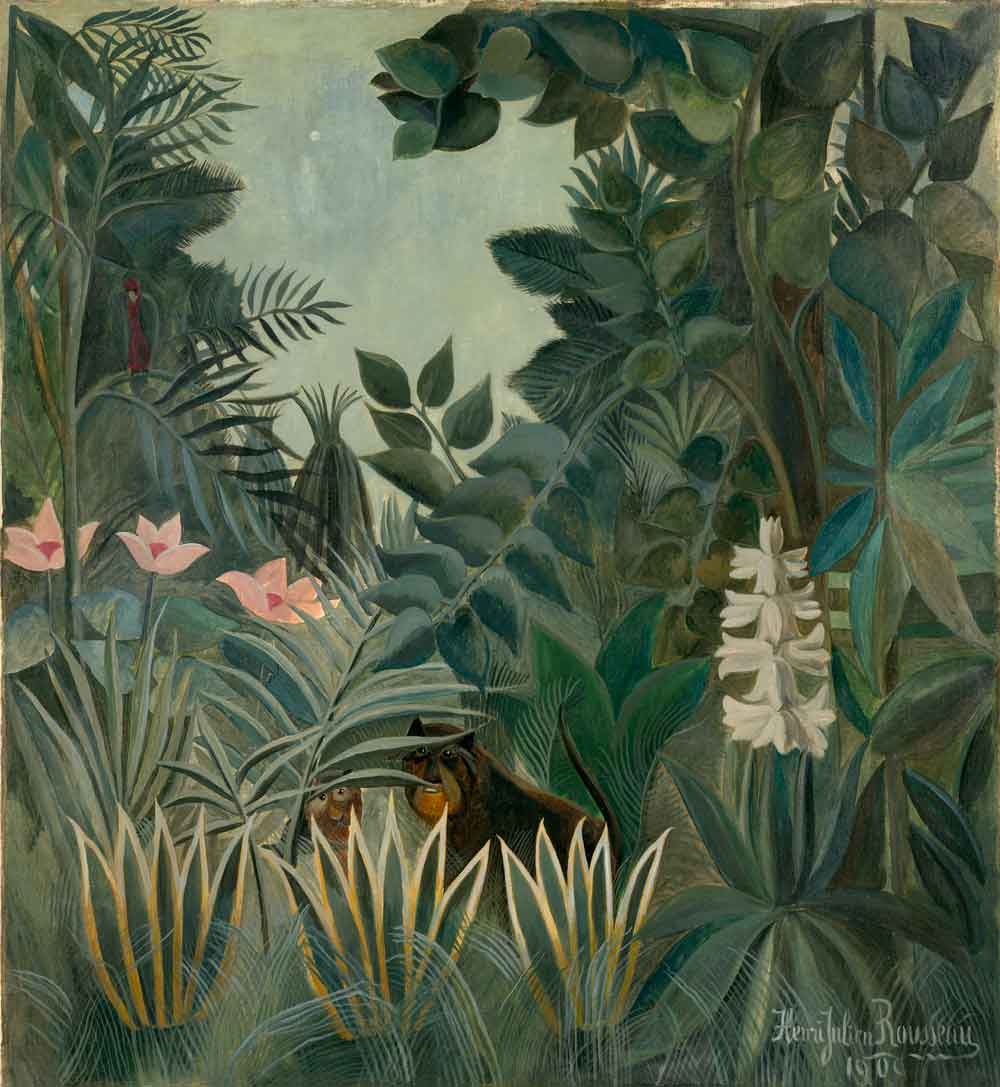 The Equatorial Jungle by Henri Rousseau 1909