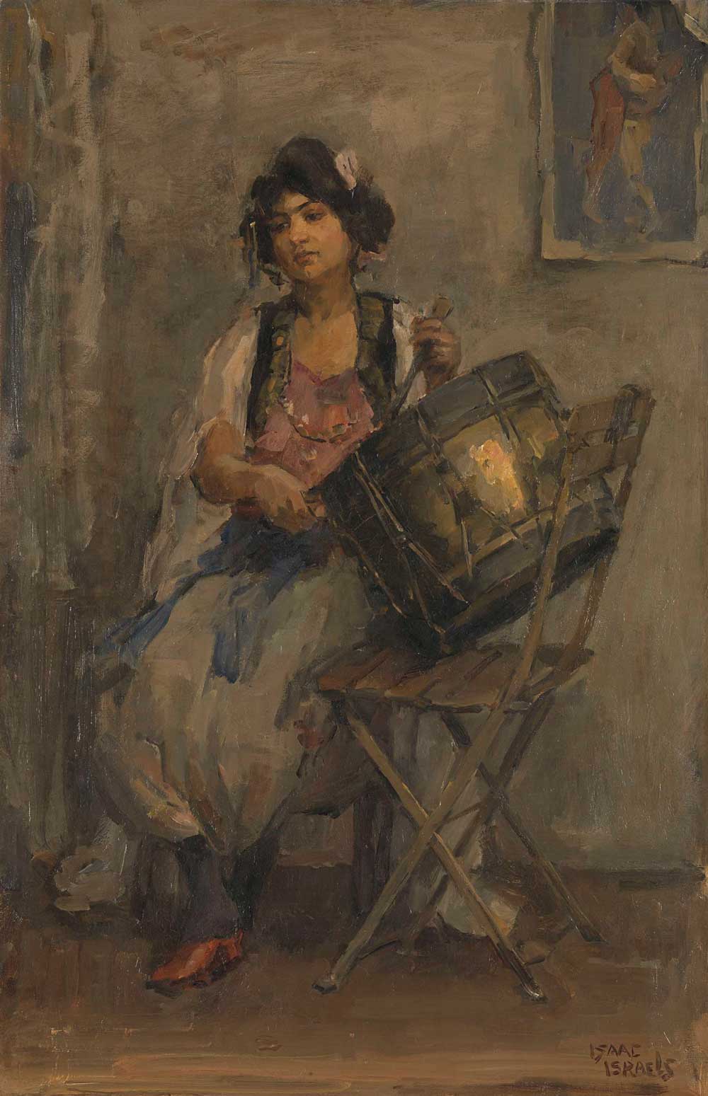 The Lady Drummer by Isaac Israels 1890
