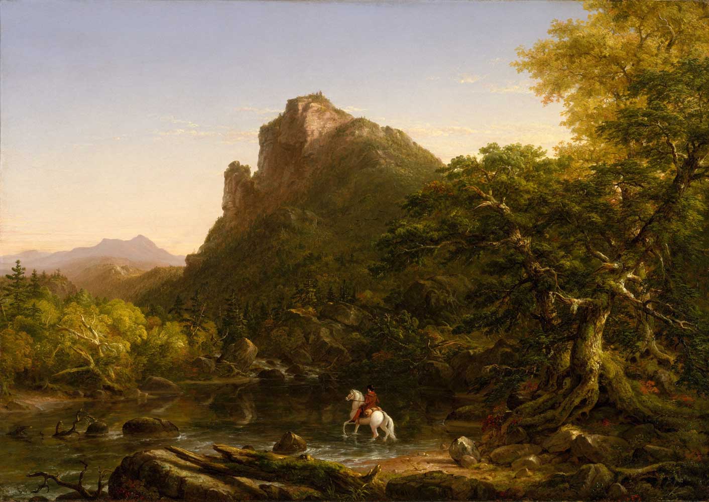 The Mountain Ford by Thomas Cole 1846