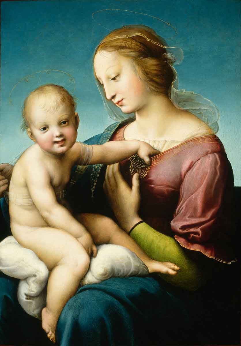 The Niccolini-Cowper Madonna by Italian Raphael 1508