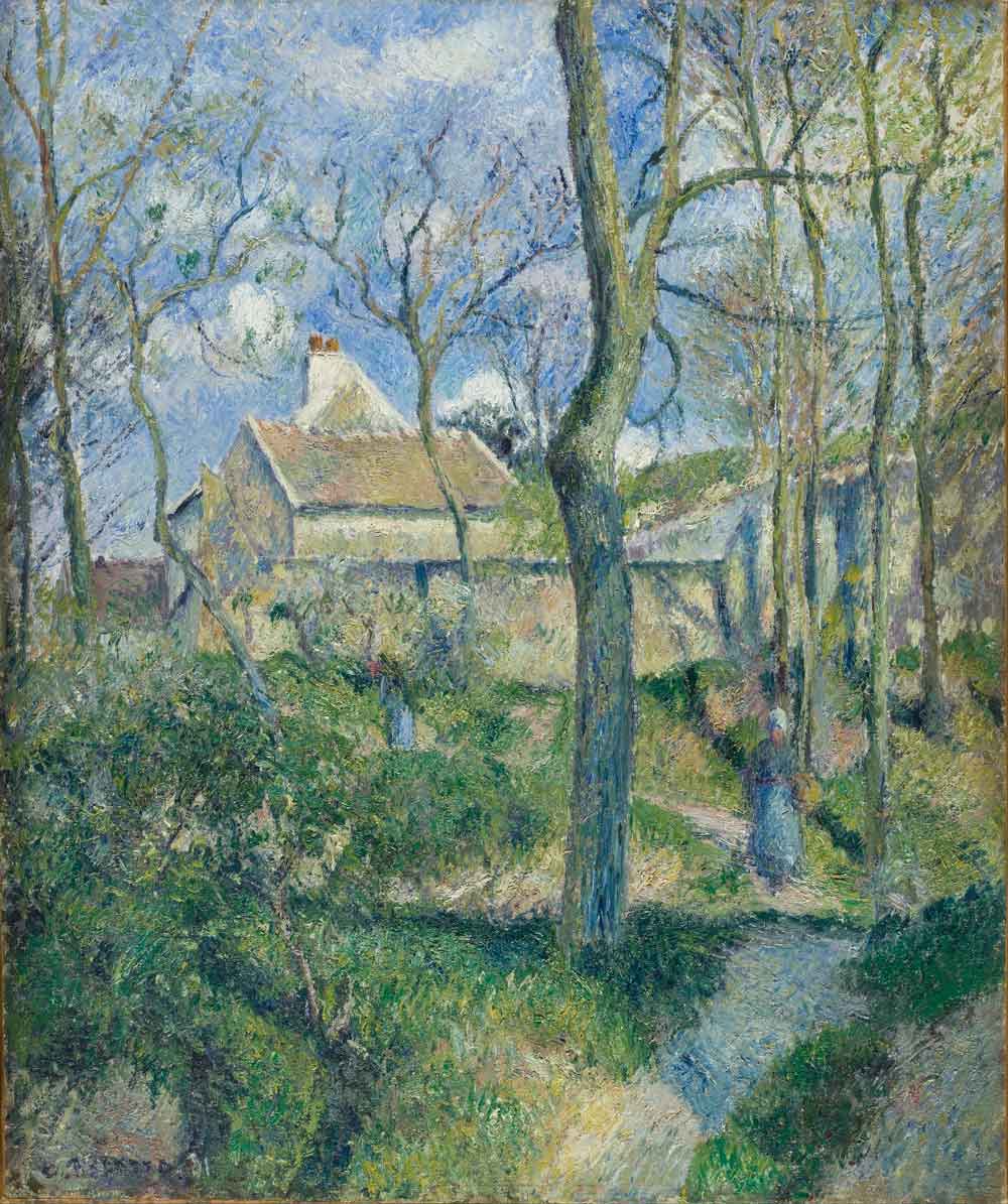 The Path to Les Pouilleux, by Camille Pissarro 1880