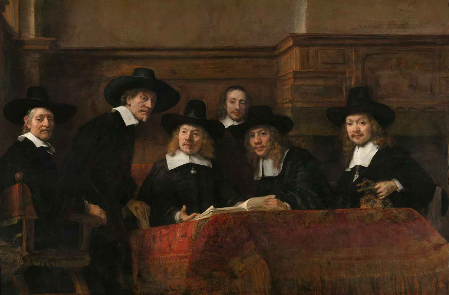‘The Syndics’ by Rembrandt 1662