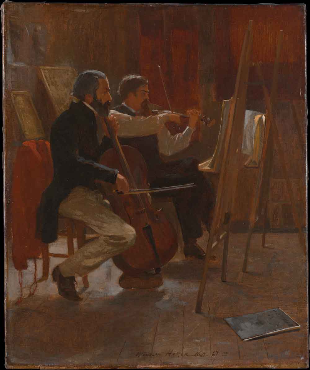 The Studio by Winslow Homer 1867
