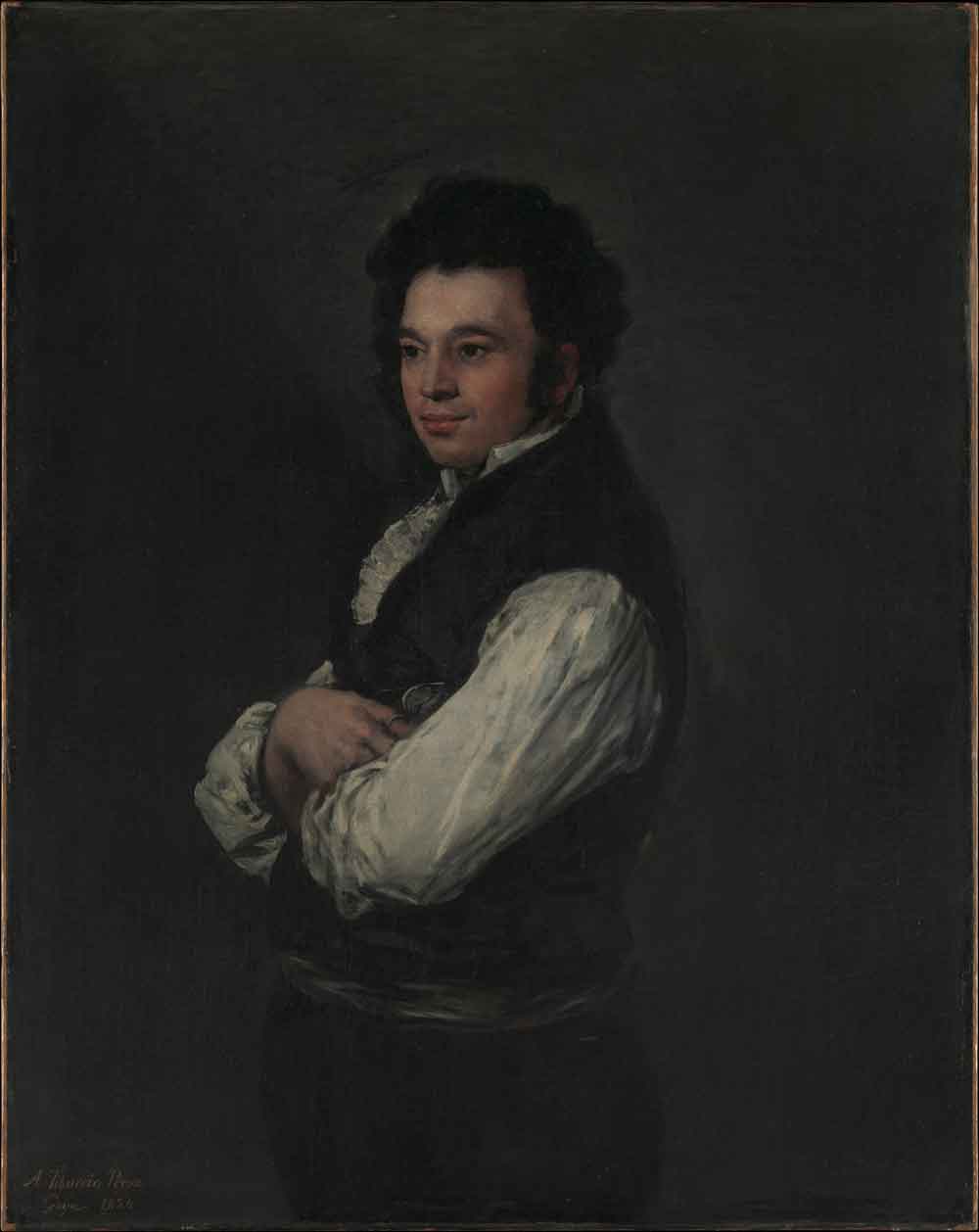 Tiburcio Pérez y Cuervo by Francisco de Goya 1820
