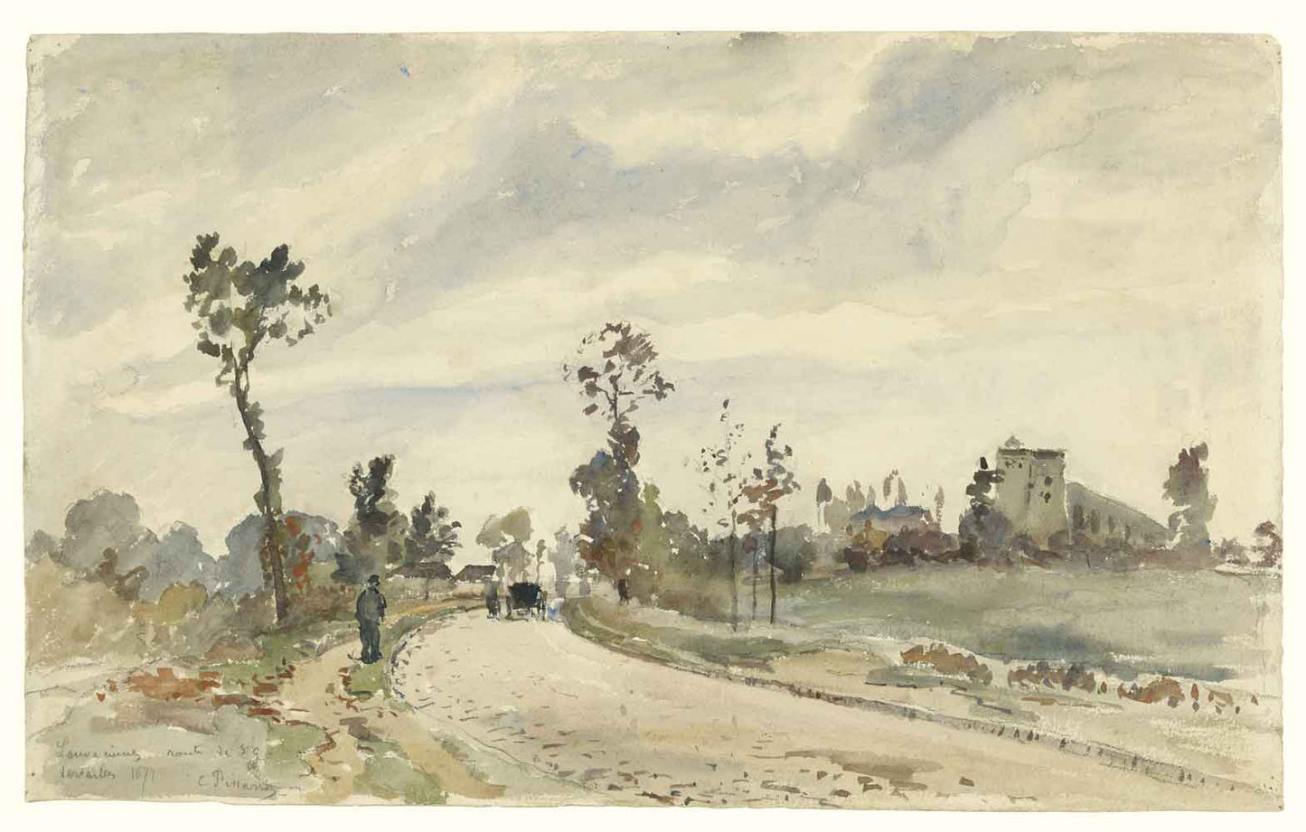 Route de Saint-Germain Camille Pissarro 1871