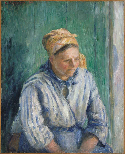 Washerwoman, Study by Camille Pissarro 1880