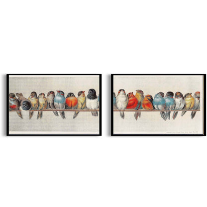 A Perch of Birds - Oriental