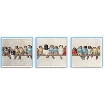 A Perch of Birds - Oriental