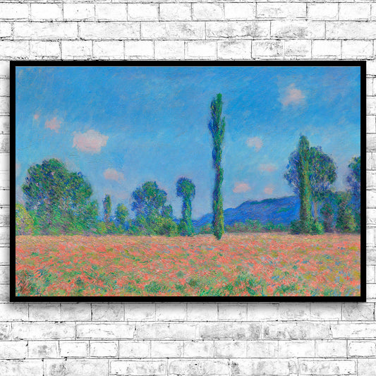 ZZ-Poppy Field, Giverny (1890–1891) by Claude Monet - Through Filters