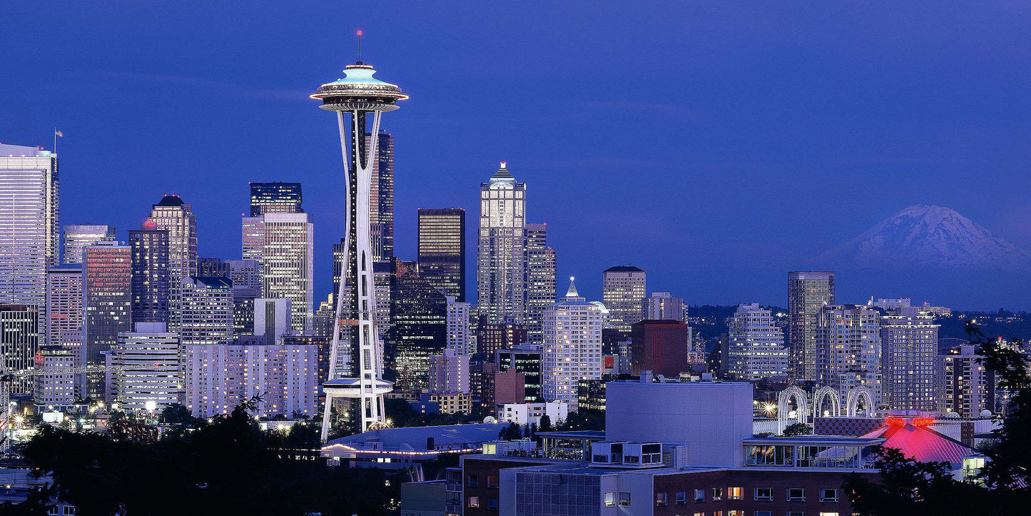 A Dusk View of the Seattle Skyline