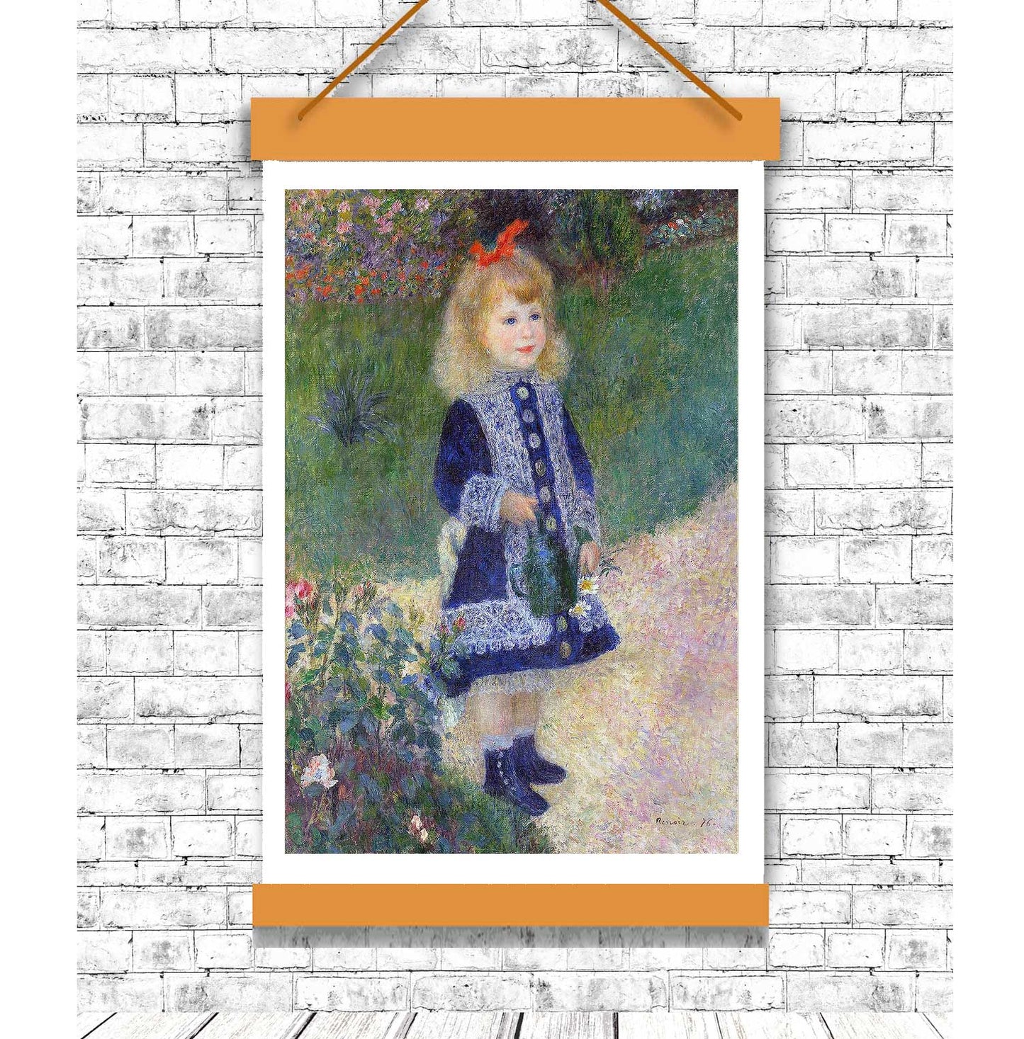 A Girl with a Watering Can by Pierre Renoir