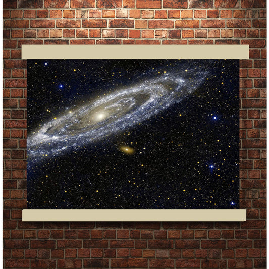 Andromeda galaxy by NASA | Hanging Canvas Art | Choice of Board Colors