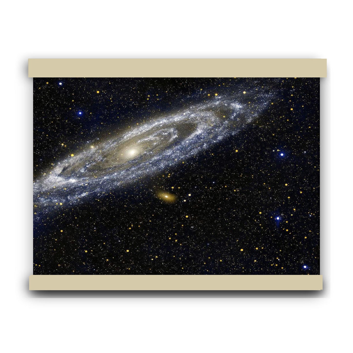 Andromeda galaxy by NASA | Hanging Canvas Art | Choice of Board Colors