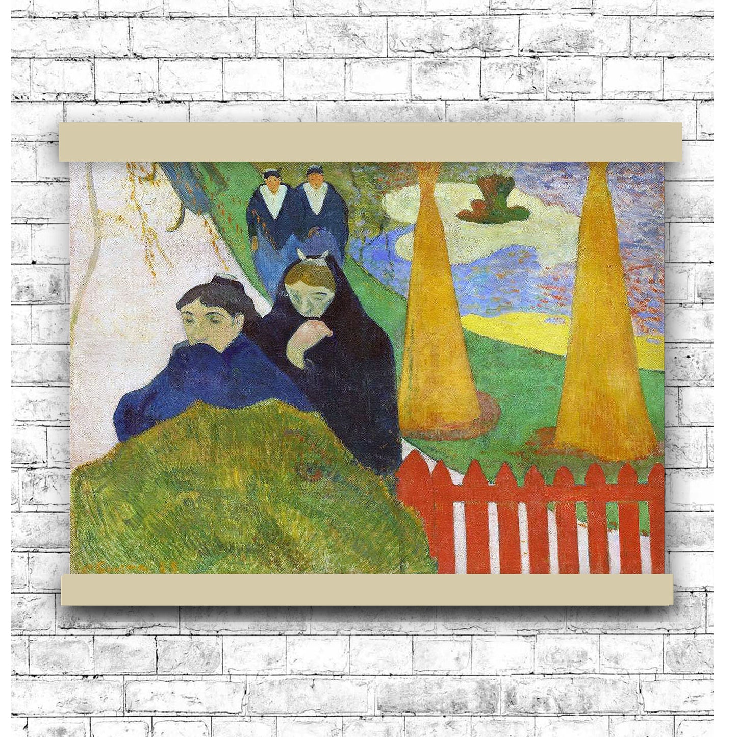 Arlésiennes (Mistral) (1888) by Paul Gauguin | Hanging Canvas Art | Choice of Board Colors