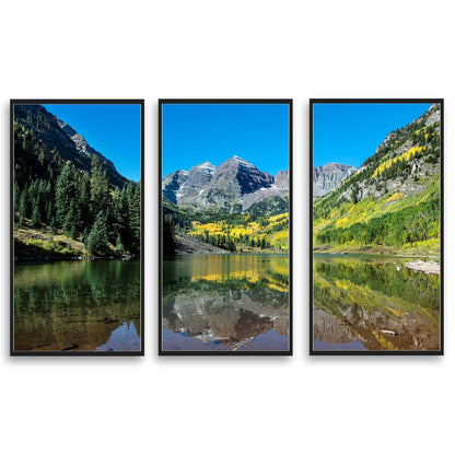 Autumnal view of Rocky Mountain  | Choose Style | Size & Trim Color