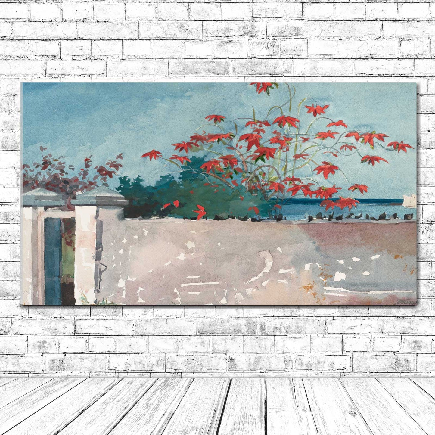 A Wall in Nassau by Winslow Homer