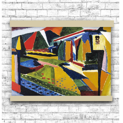 Abstract Landscape by Henry Sayen | Hanging Canvas Art | Choice of Board Colors