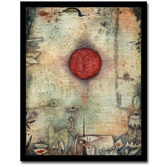 Ad marginem (1930) by Paul Klee - Buy Print Only or Mounted with Choice of Accent Color