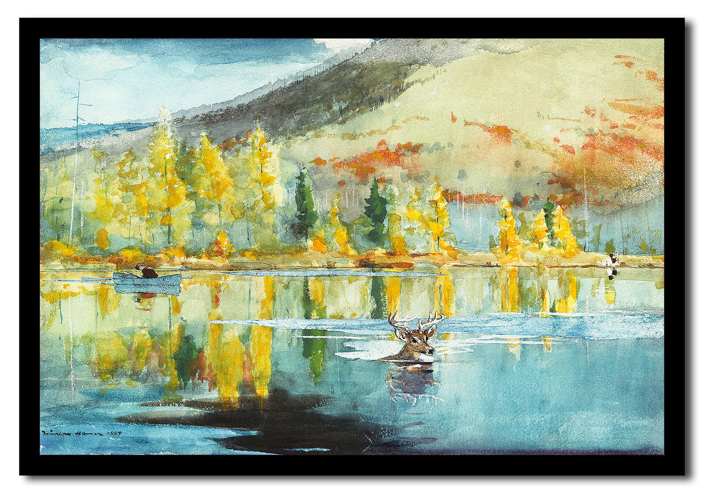 An October Day (1889) by Winslow Homer\