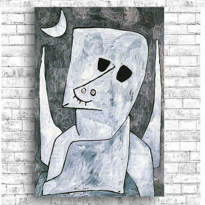 Bildnis eines Asiaten by Paul Klee - Buy Print Only or Mounted with Choice of Accent Color