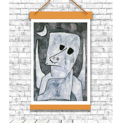 Bildnis eines Asiaten by Paul Klee - Buy Print Only or Mounted with Choice of Accent Color