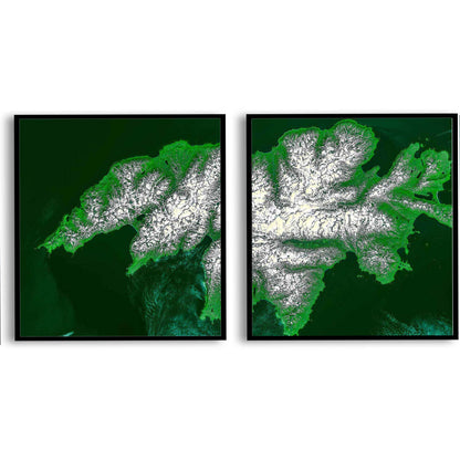 Attu,-the-westernmost-Aleutian-island  | Choose Style | Size & Trim Color