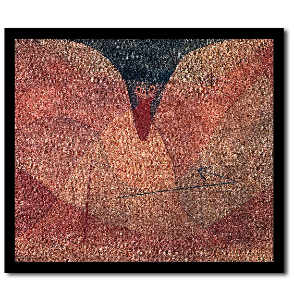 Aviatic Evolution (1934) by Paul Klee - Buy Print Only or Mounted with Choice of Accent Color